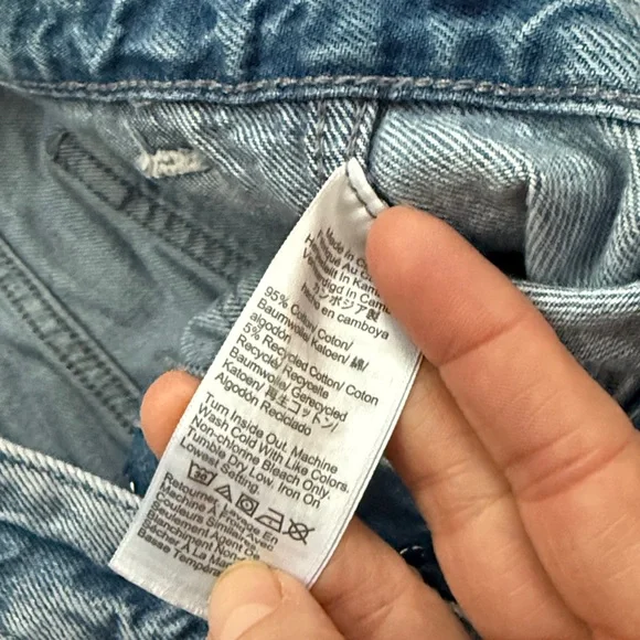 Madewell darted leg barrel jeans size 28 - Picture 5 of 8